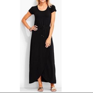 Talbots | Drawstring Waist Maxi Dress